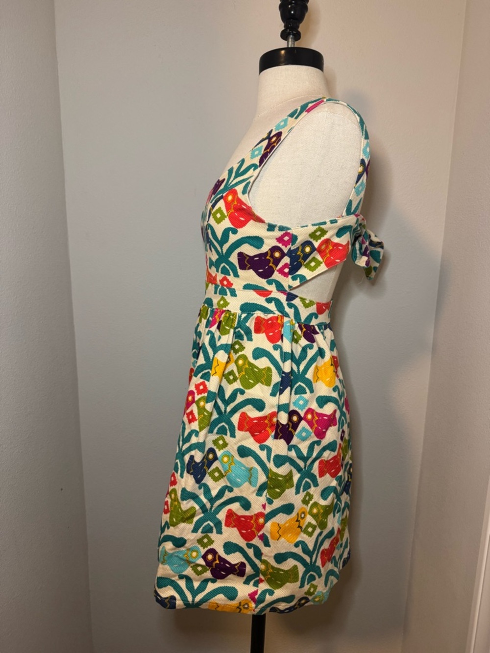 Judith March Aztec Bird Print Dress - Picture 3 of 7